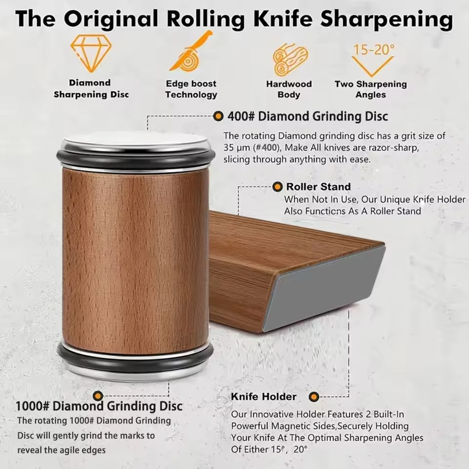 Kufber™ Pro Rolling Knife Sharpener